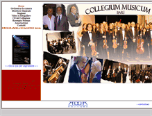 Tablet Screenshot of collegiummusicumbari.it